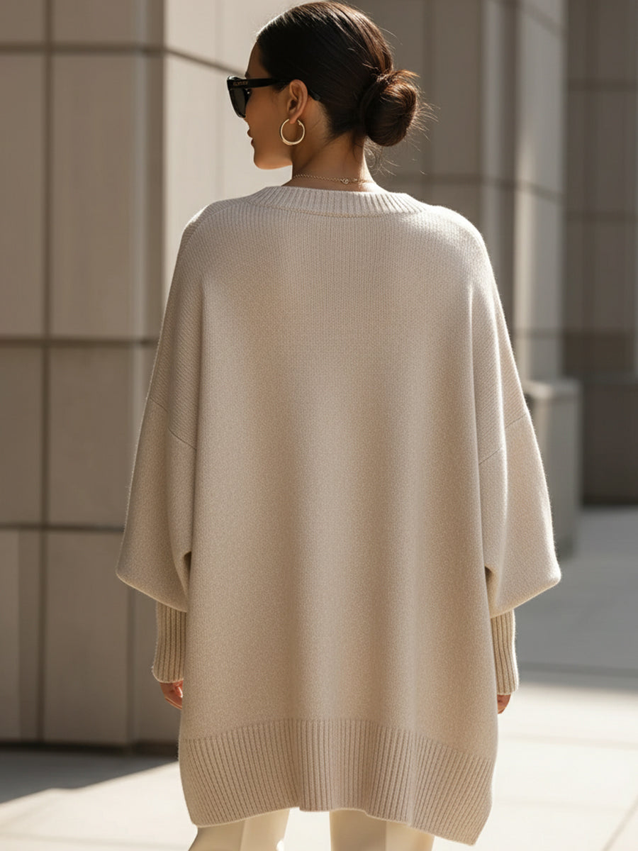 Wanwen | Sophisticated Wool Blend Sweater Sophi