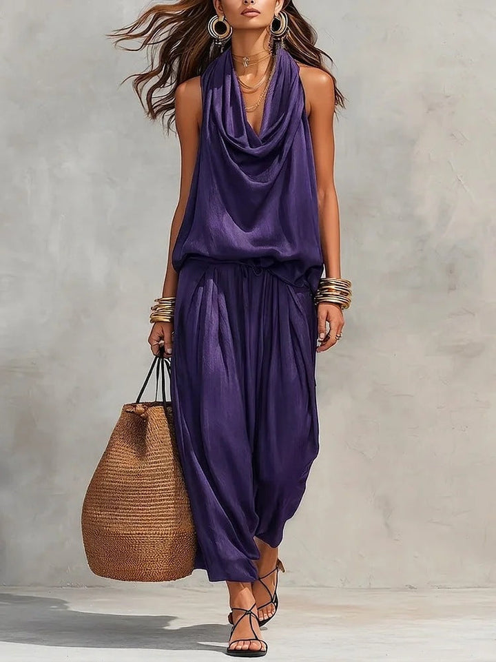 Simona™ | Top &amp; Pants Two-Piece Set