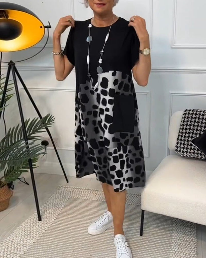 Mallory | Modern Contrast Dress