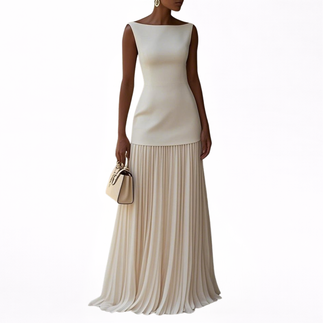 Celeste™ | Pleated Maxi Dress