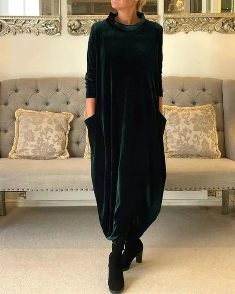 Arianna™ | Elegant Velour Dress