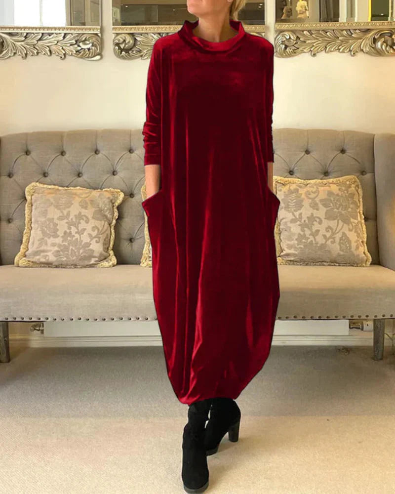Arianna™ | Elegant Velour Dress