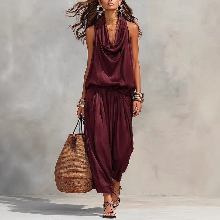 Simona™ | Top &amp; Pants Two-Piece Set