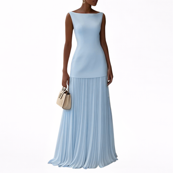 Celeste™ | Pleated Maxi Dress