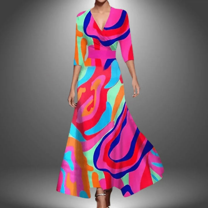 Leigh™ | Printed Wrap Dress