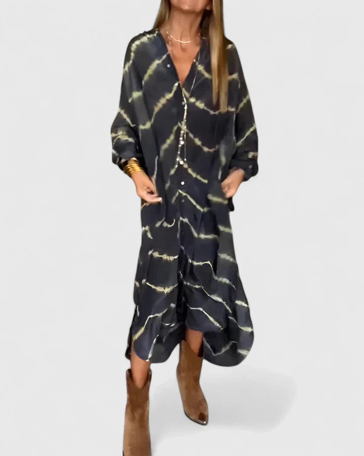 The Juul Striped Maxi Dress