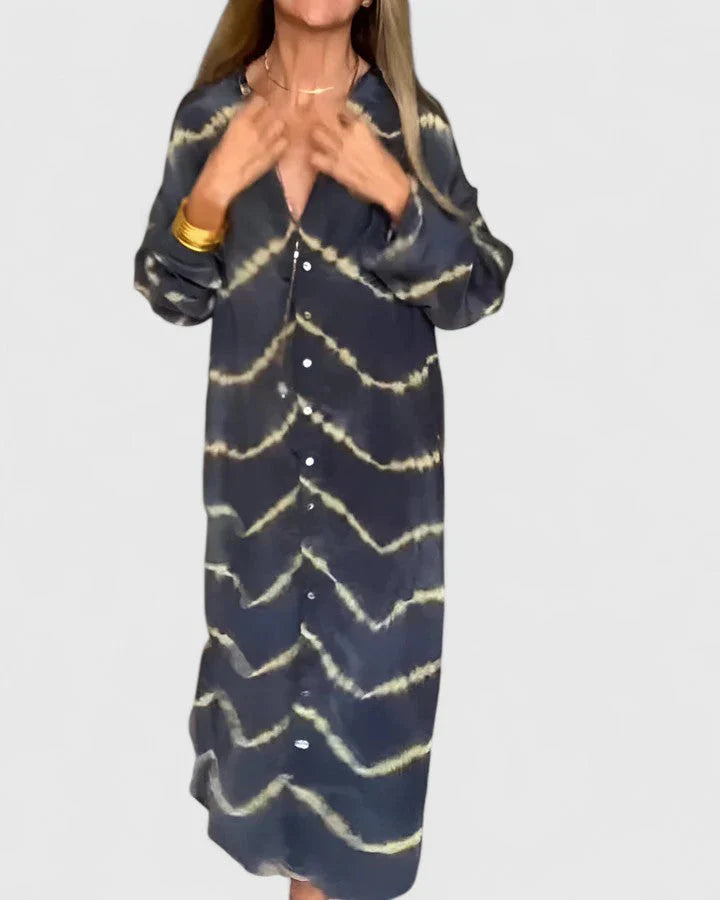 The Juul Striped Maxi Dress