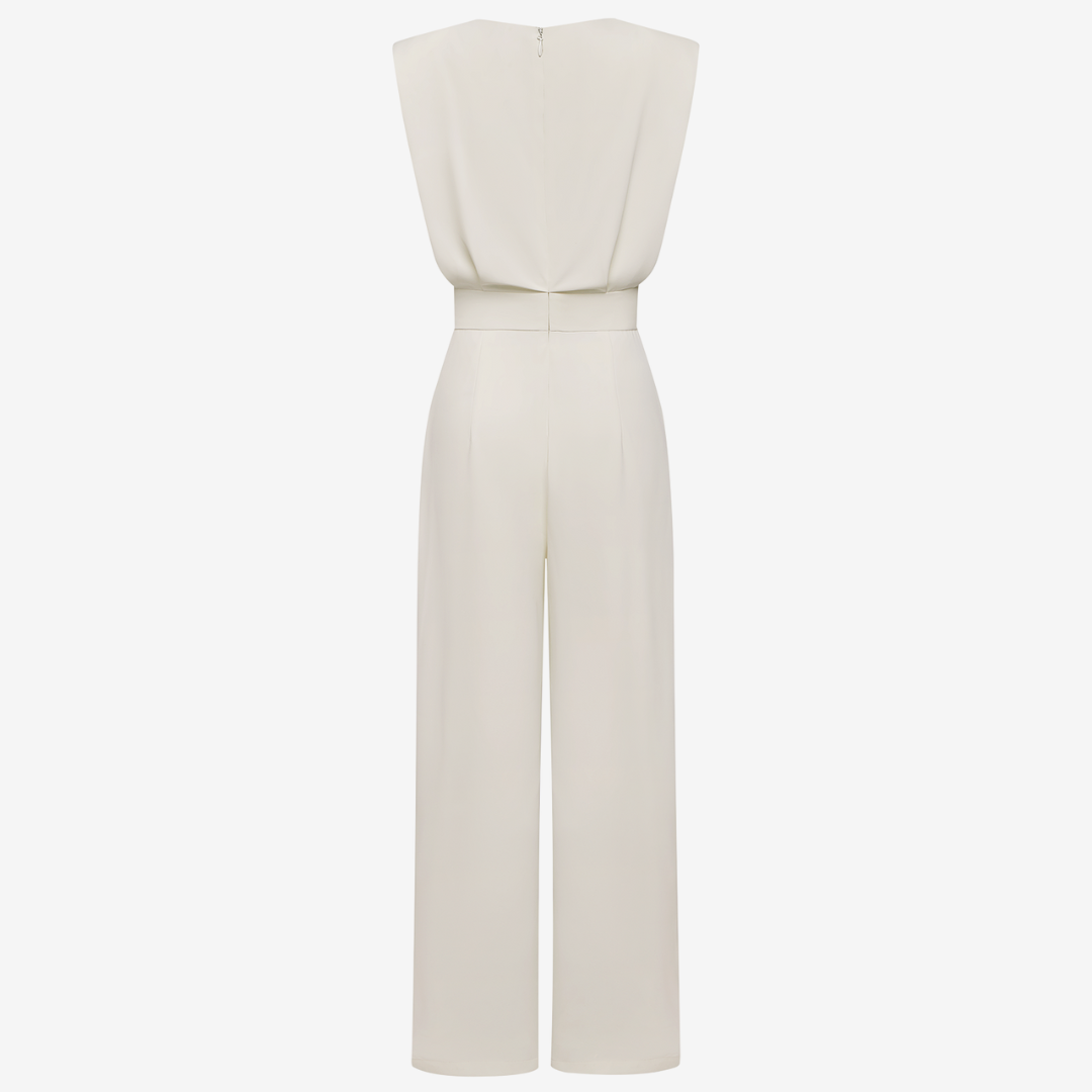 Ariia | Belted Elegant Jumpsuit