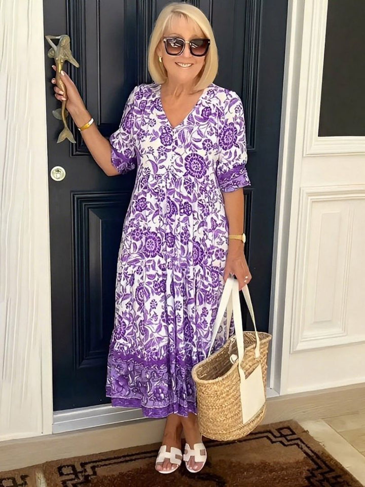 Vivian | Porcelain Bloom Dress