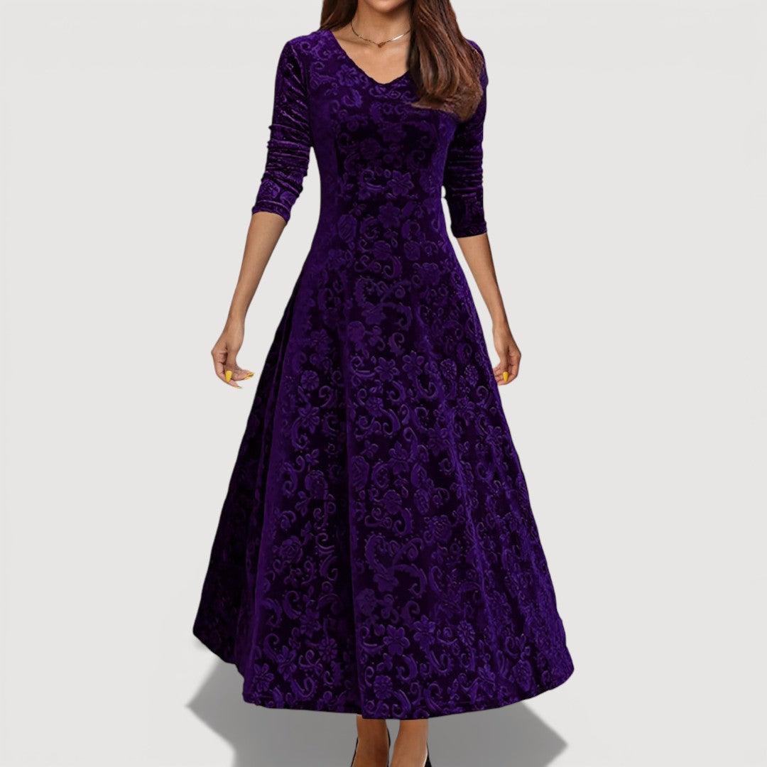 Jillian | Elegant Velvet Dress