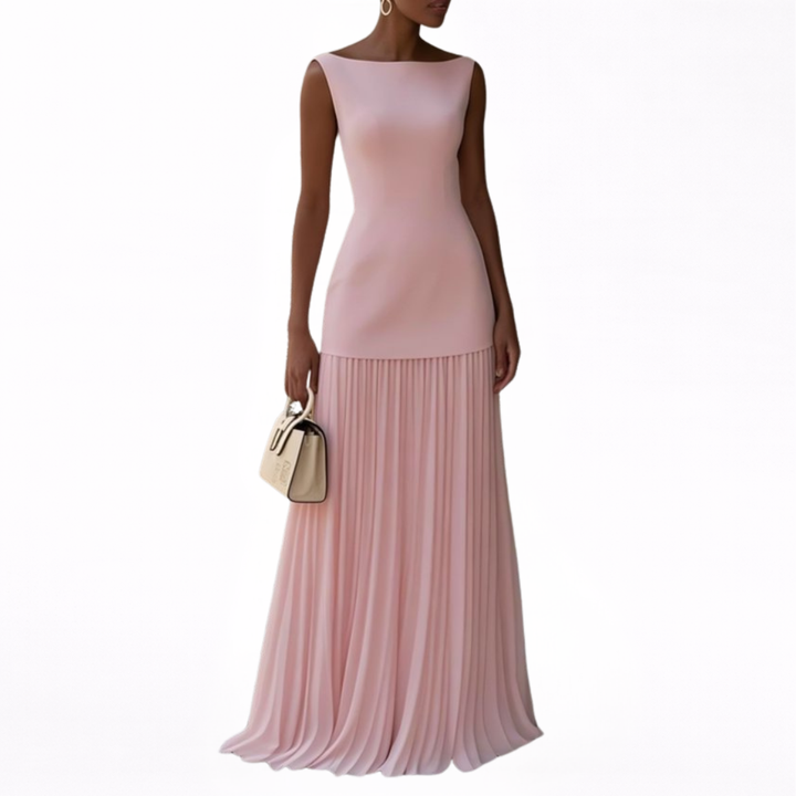Celeste™ | Pleated Maxi Dress