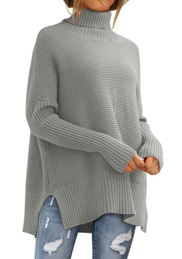 Megan | Elegant Relaxed Turtleneck Sweater