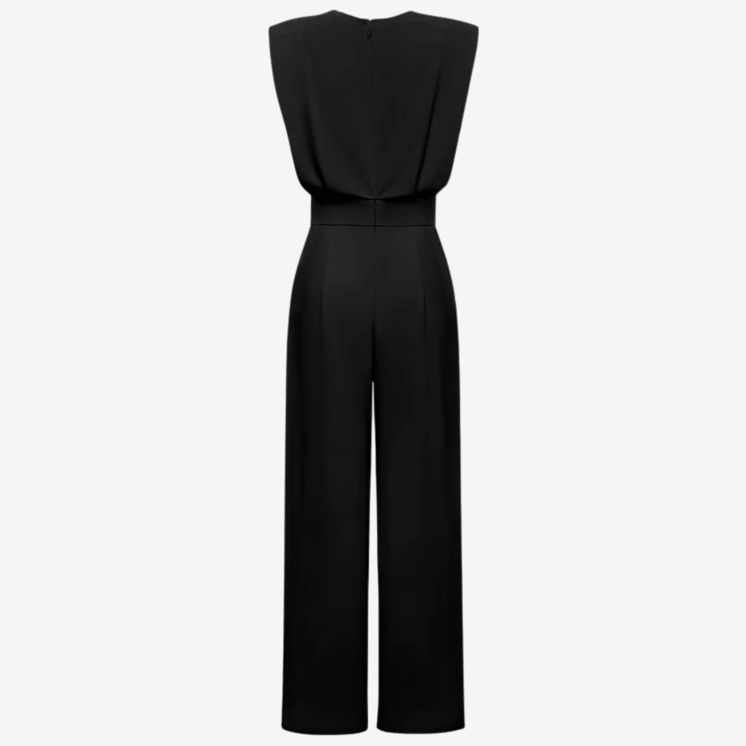 Ariia | Belted Elegant Jumpsuit
