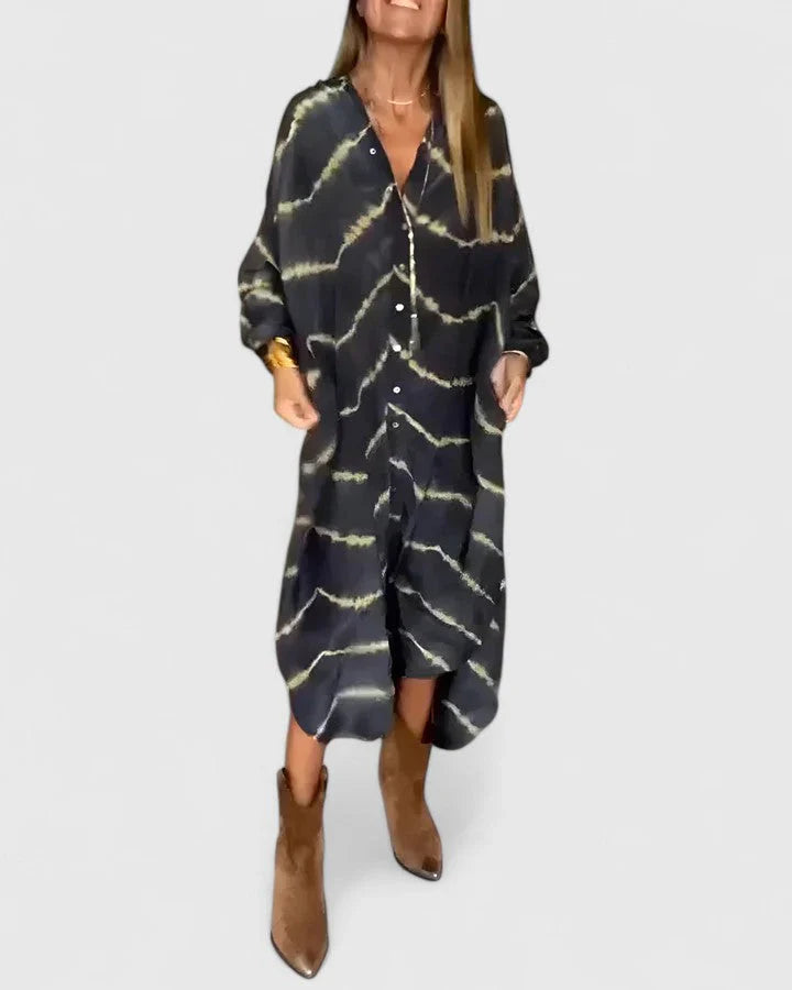 The Juul Striped Maxi Dress