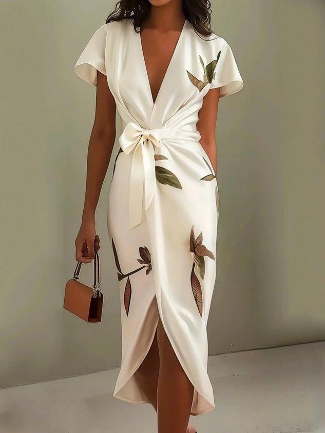 Suzanne - Elegant Wrap Dress