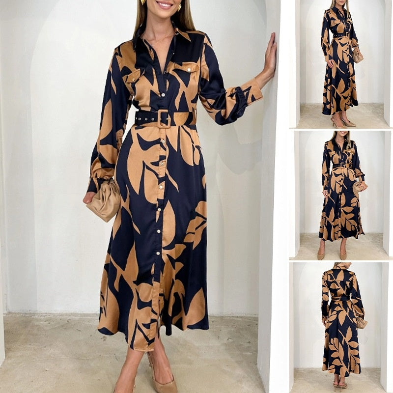 Valeria | Printed Midi Dress