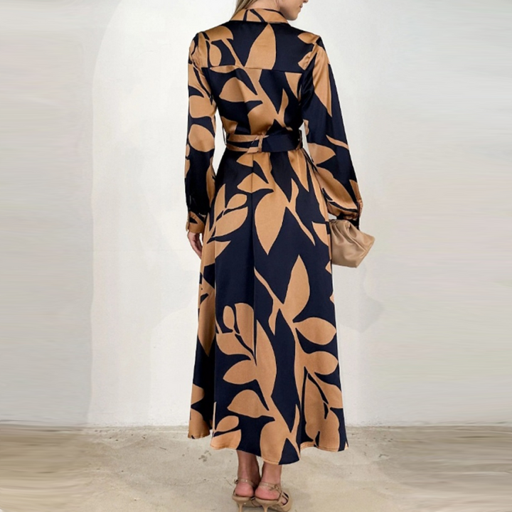 Valeria | Printed Midi Dress