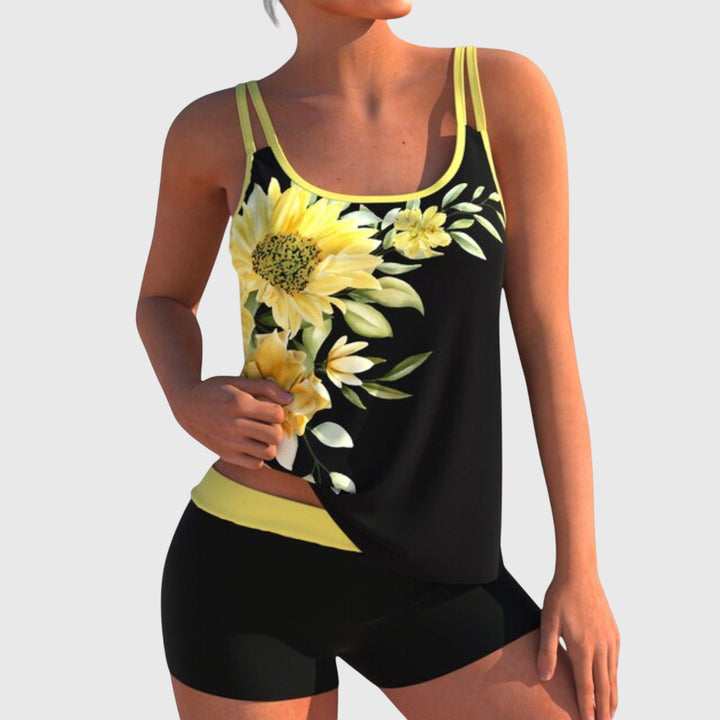 Flor | Floral Tummy-Control Swim Set