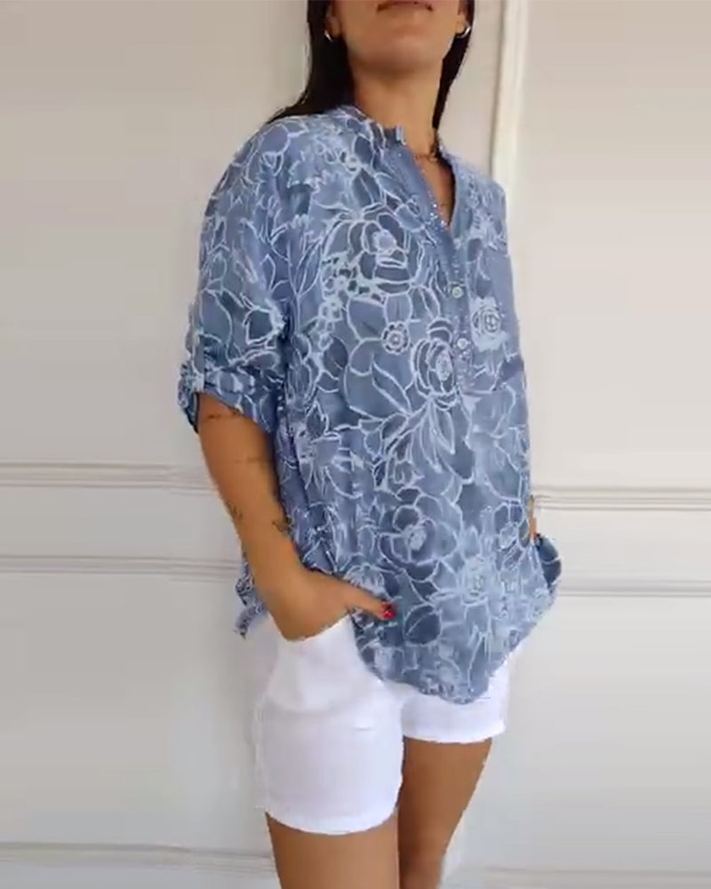 Cassie | Floral Print Blouse