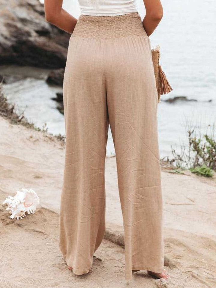 Scarlett – REMI WIDE-LEG LINEN TROUSERS