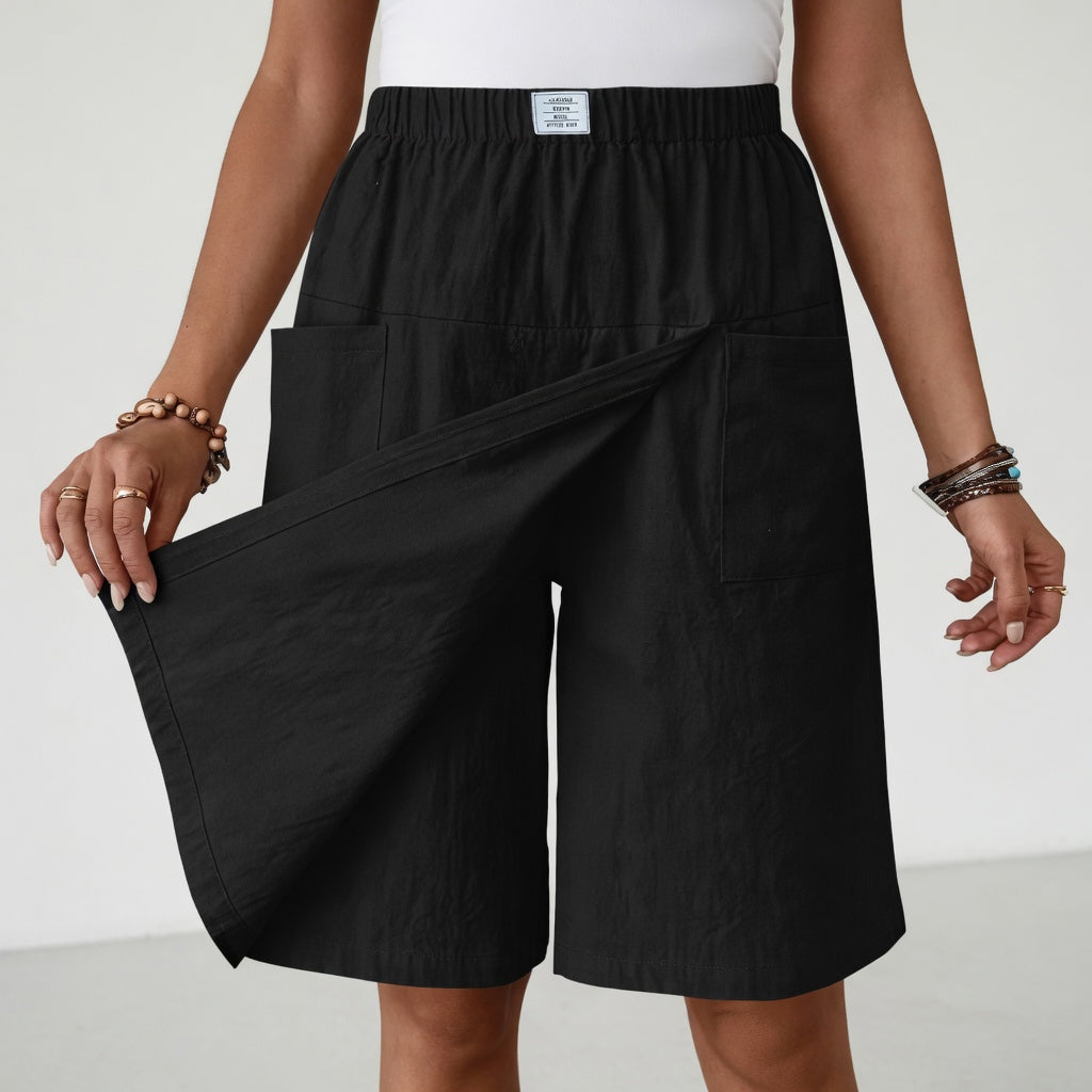 Libertine™ | Elastic Waist Wrap-Front Skort