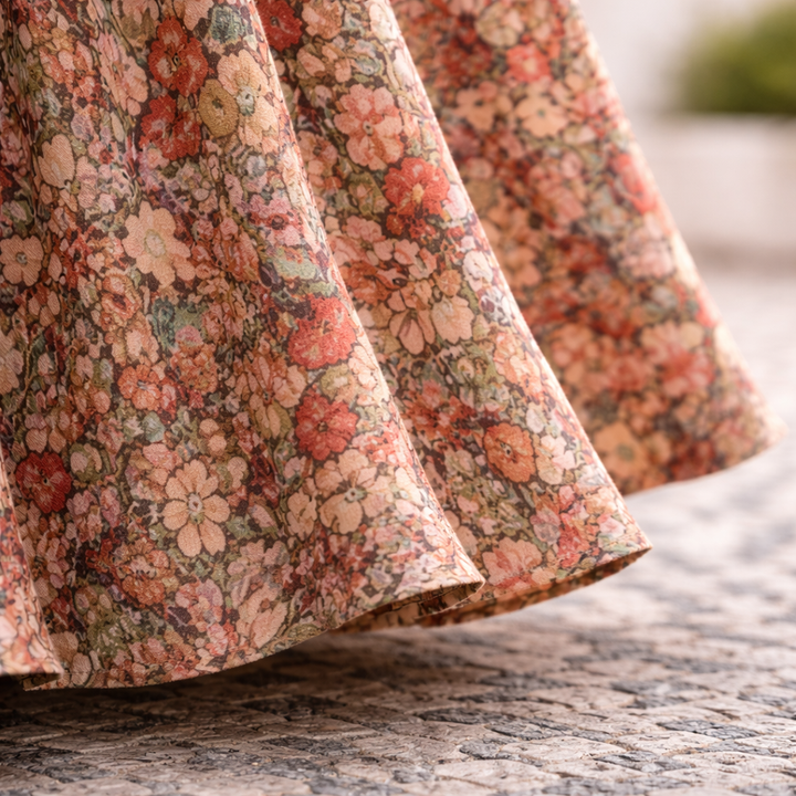 Rose | Elegant Floral Summer Boho Dress