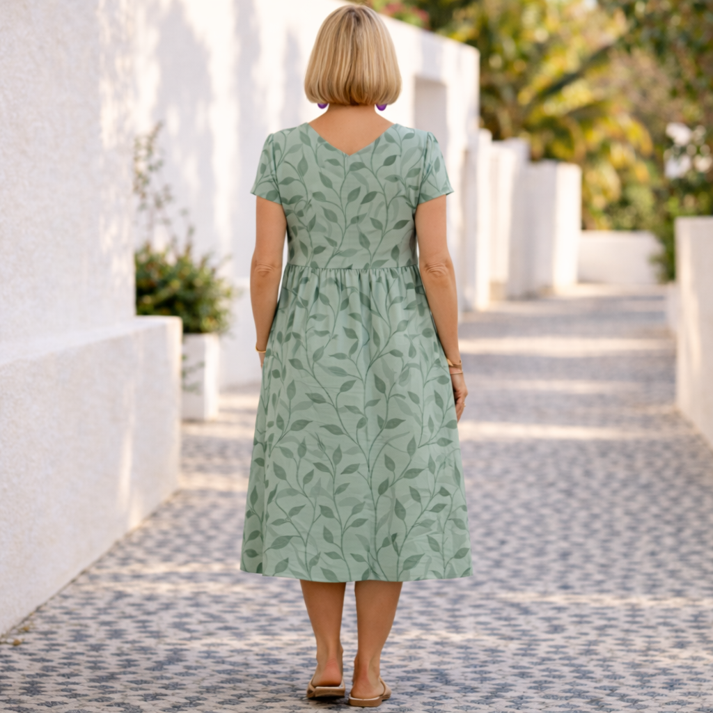 Clarissa | Elegant Summer V-neck Dress