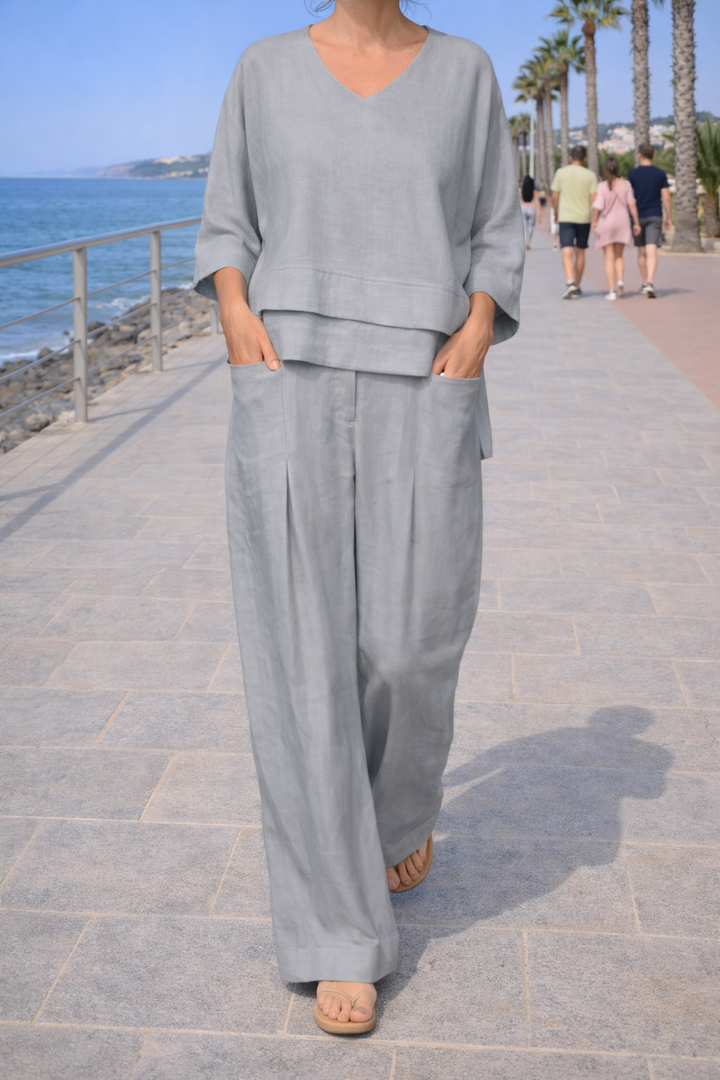 Lea™ | Breathable Cotton-Linen Set