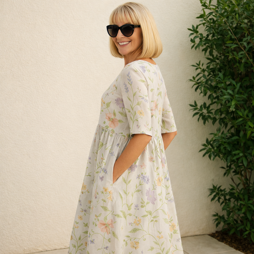 Lucy | Midi Dress for Effortless Comfort