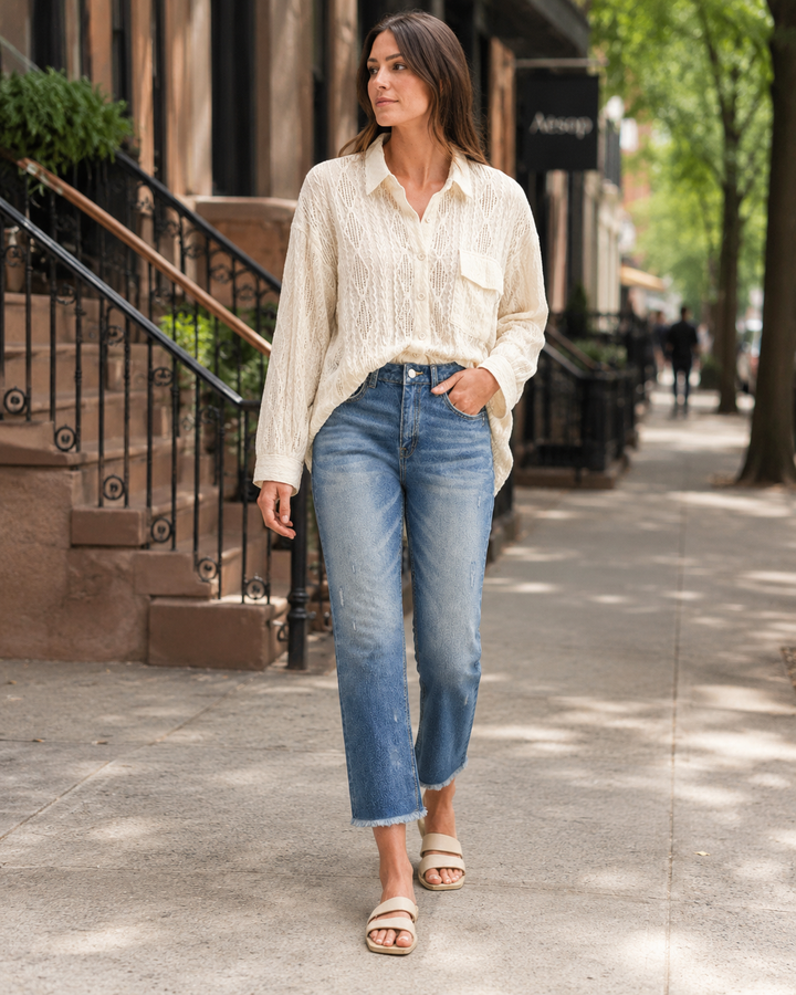 Valerie™ | Retro Straight Jeans