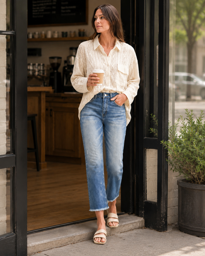 Valerie™ | Retro Straight Jeans