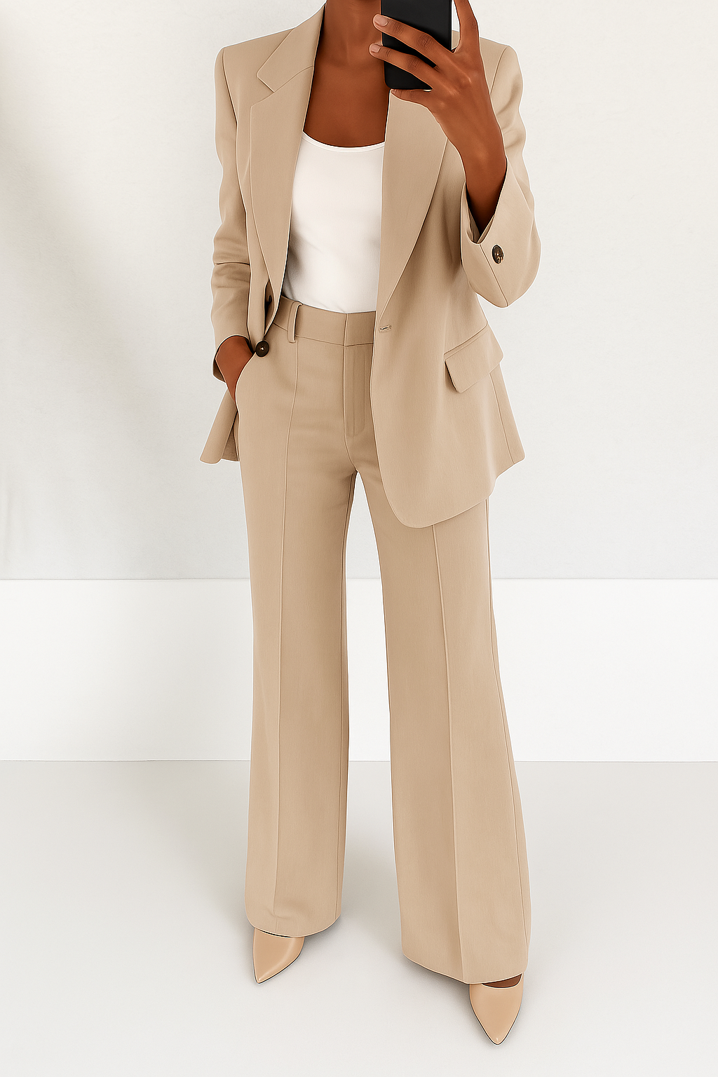 Brenda™ | Elegant Two-Piece Blazer Set