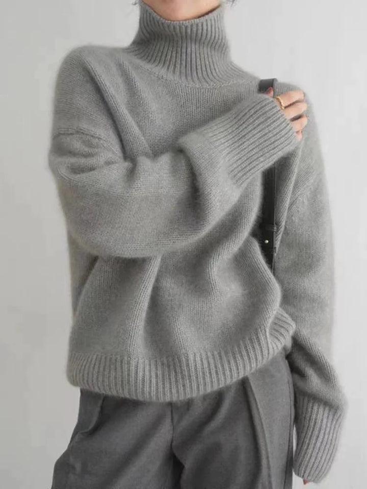 Isa | High cashmere collar