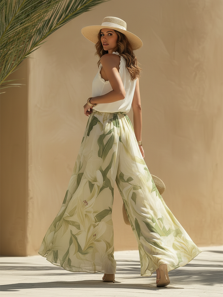 Lysandra | Elegant Floral Two-Piece Set