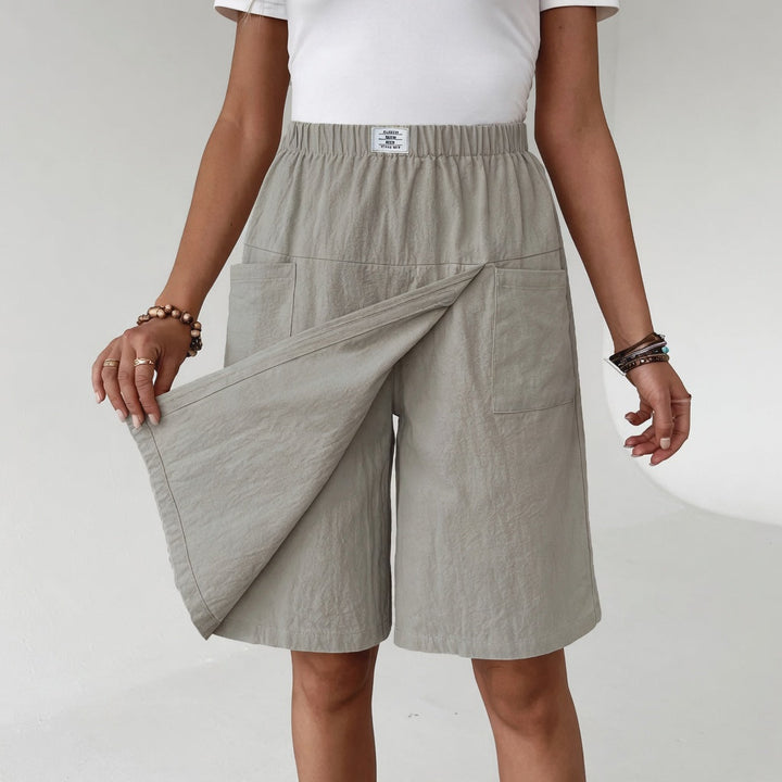 Libertine™ | Elastic Waist Wrap-Front Skort