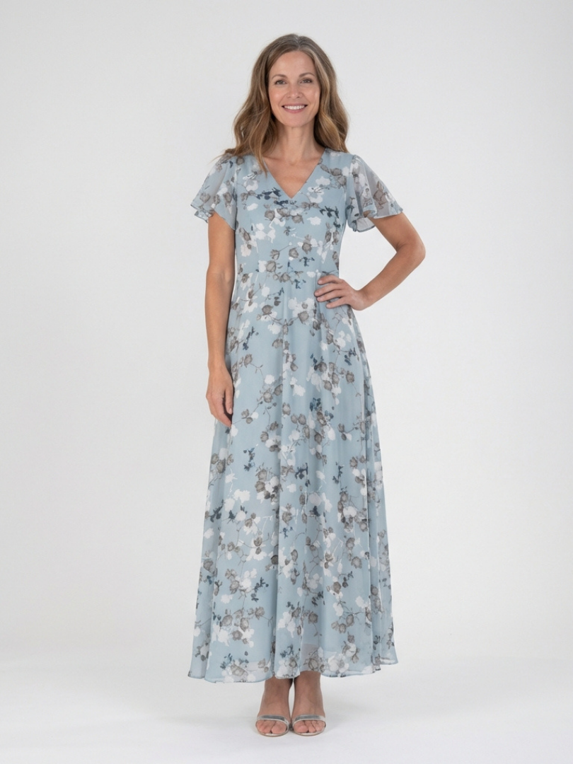 Clarissa | Elegant Summer V-neck Dress