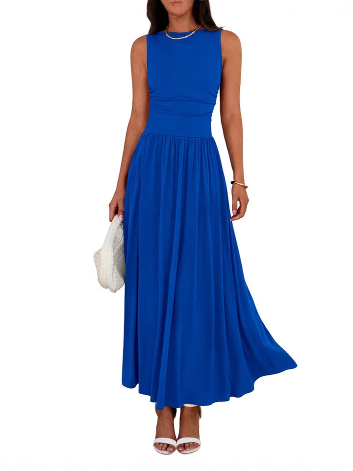 Emmie™ | Ruched High-Waisted Maxi Dress
