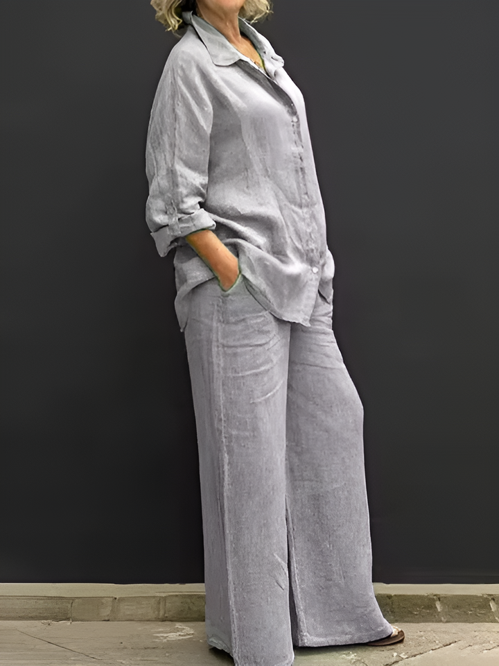 Sylvie™ | Linen Shirt Suit