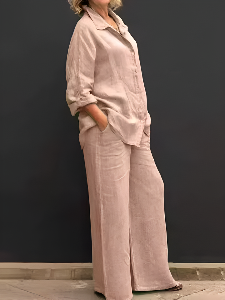 Sylvie™ | Linen Shirt Suit