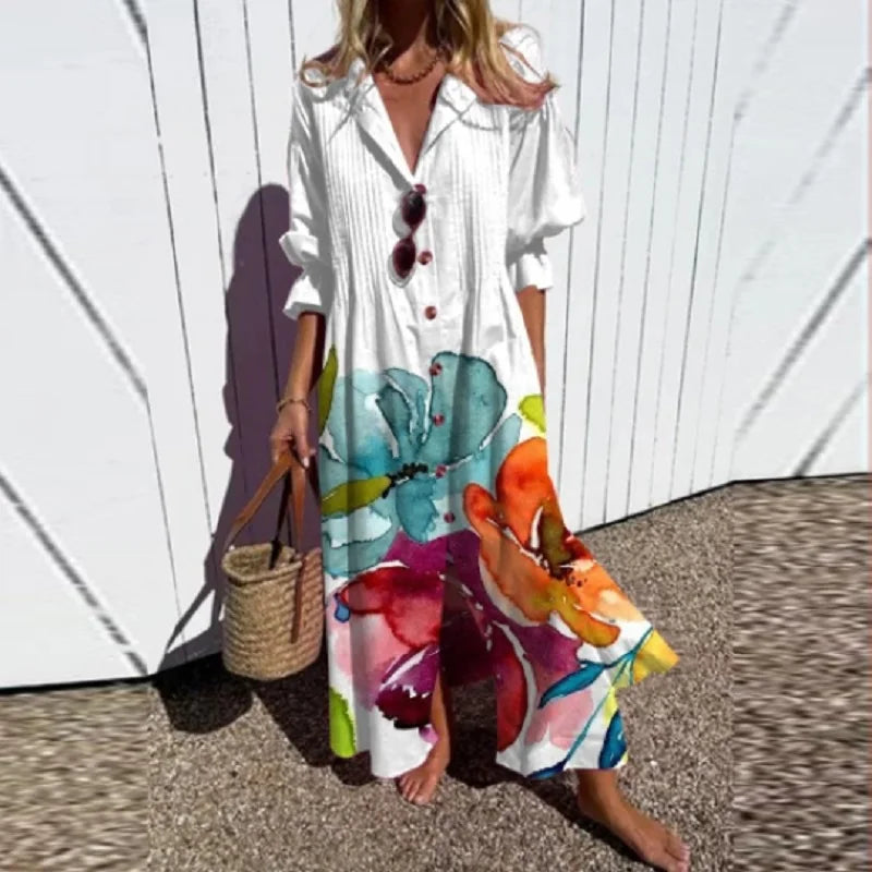 Gabrielle | Painted Garden Dress