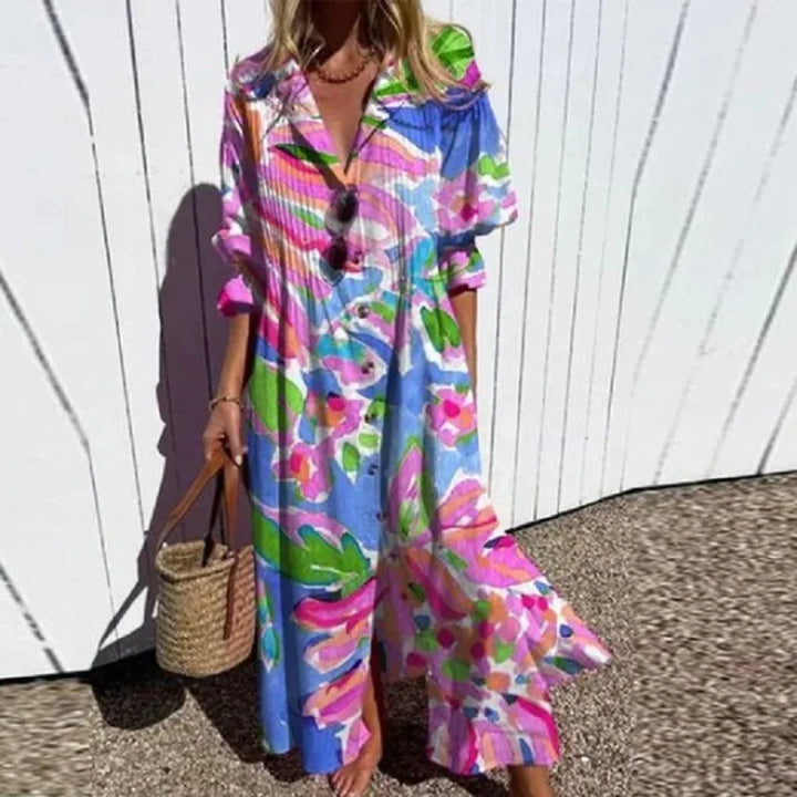 Gabrielle | Painted Garden Dress