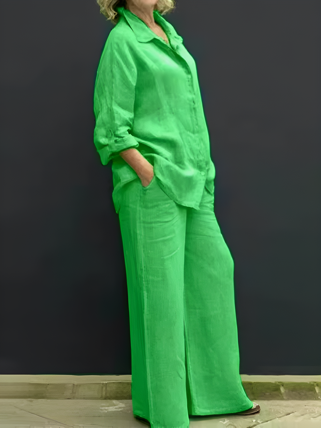 Sylvie™ | Linen Shirt Suit