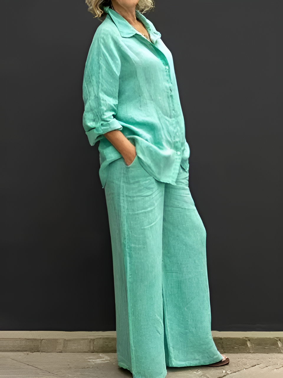 Sylvie™ | Linen Shirt Suit