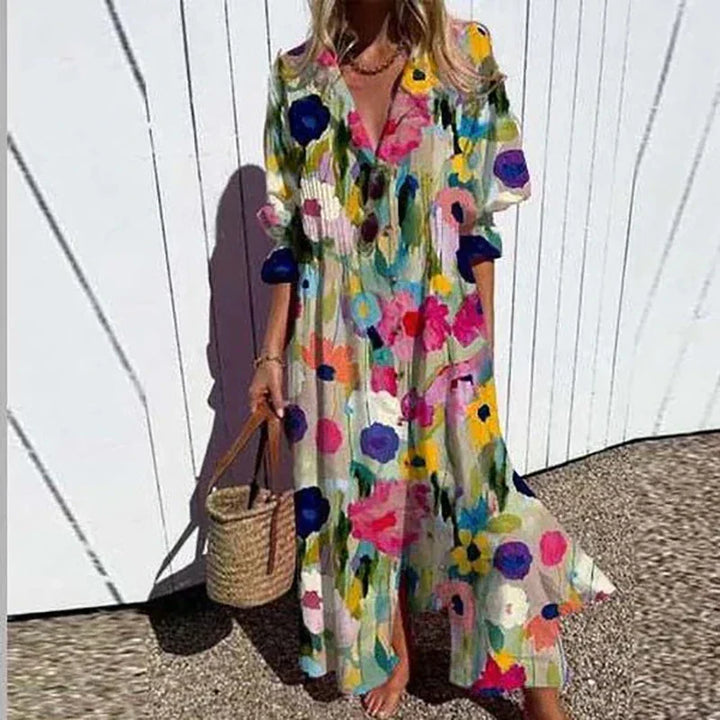 Gabrielle | Painted Garden Dress