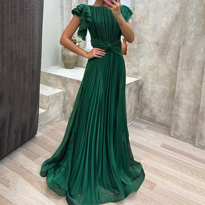 Rory | Pleated Evening Dress