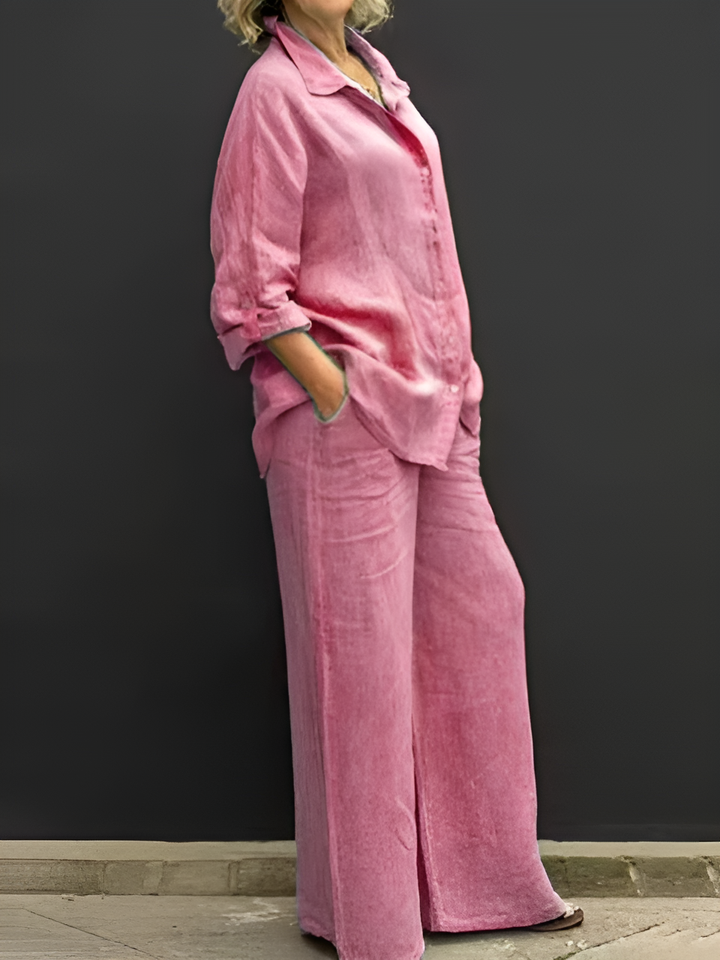 Sylvie™ | Linen Shirt Suit