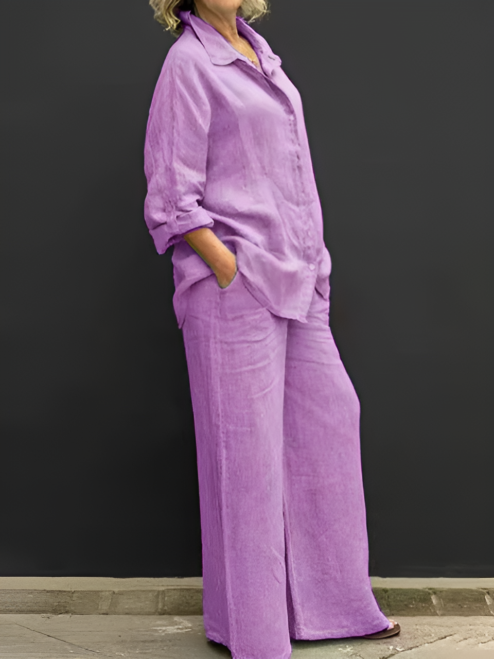 Sylvie™ | Linen Shirt Suit