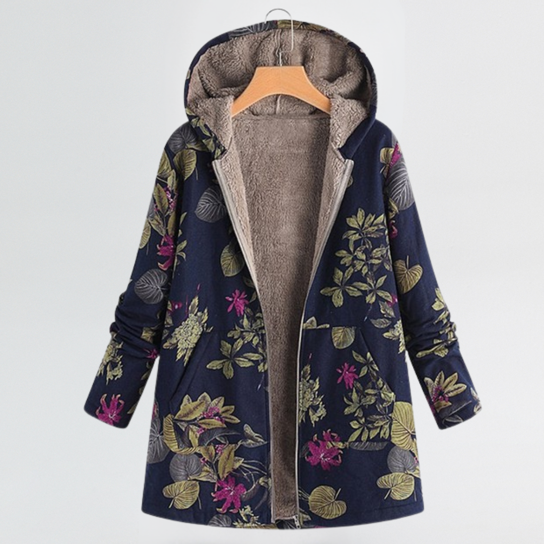 Brielle™ | Vintage Floral Coat