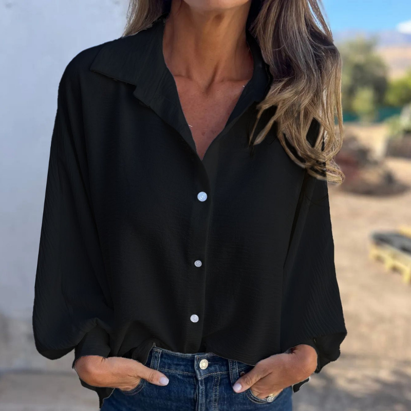 Hollynn™ | Elegant Button-Down Blouse
