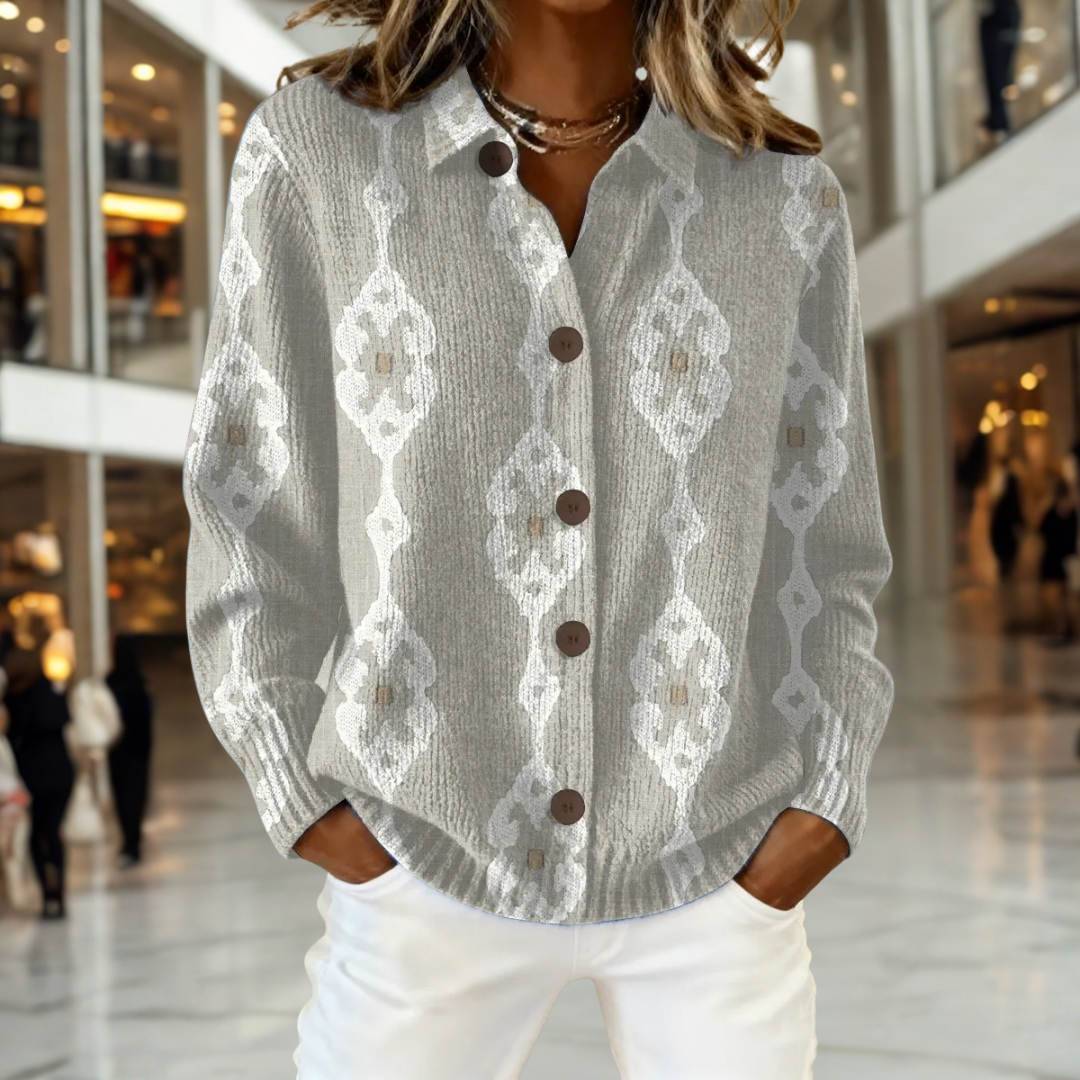 Blair™ - Artistic Print Cardigan
